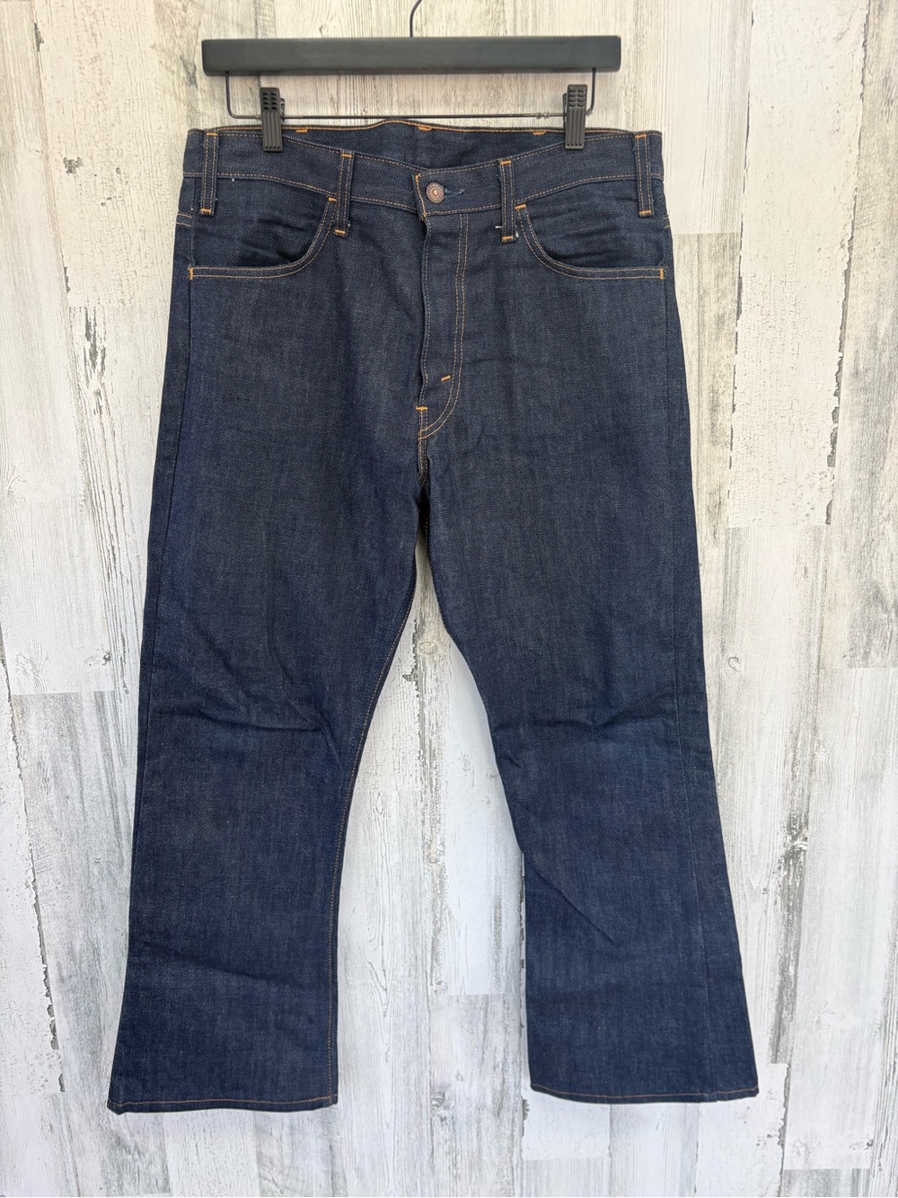 Levi’s Men’s Size 34X28 Orange Tag Big E Sample Garment Boitcut Jeans Rare